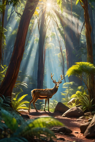 Deer In The Forest