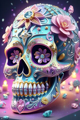Diamond Sugar Skull