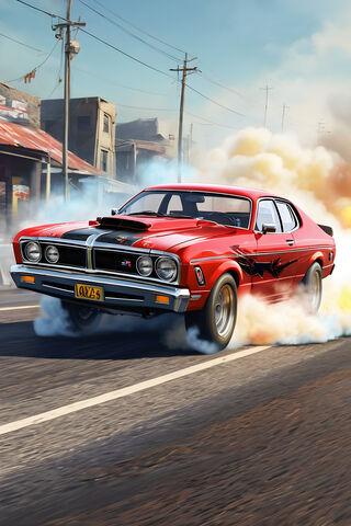 Classic Muscle Car in A..