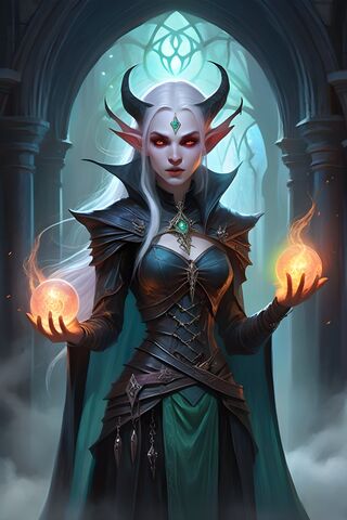 D&D Elf Necromancer
