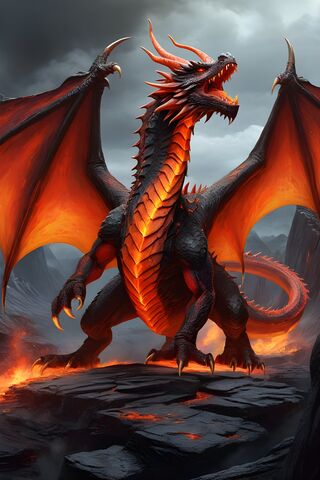 Fiery Dragon of the Aby..