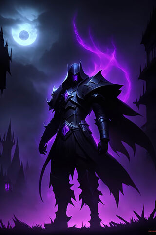 Shadowy Warrior of the Night 🌌⚔️