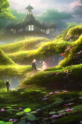 Enchanted Garden Romance 🌸✨