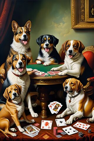 Paw-some Poker Night! 🐾♠️