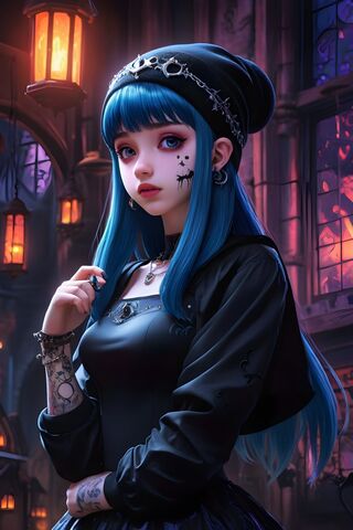 Disney Goth Girl