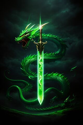 Enchanted Dragon and Sw..