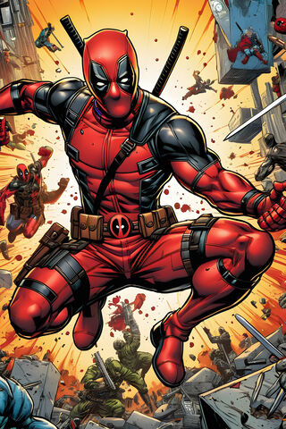 Deadpool in Action! 💥�..