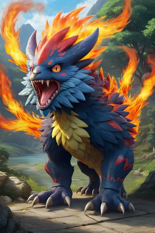 Flame-Wielding Guardian of the Mountains 🔥🐉