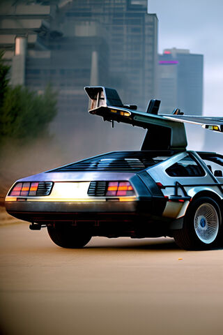 The Iconic Time Machine 🚗✨