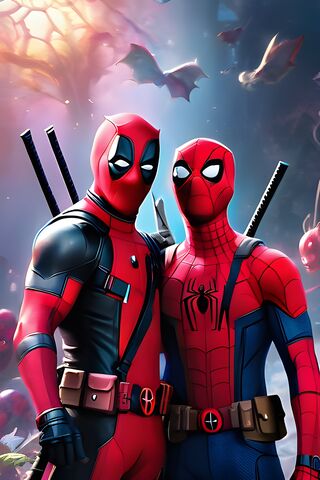 Deadpool and Spiderman ..