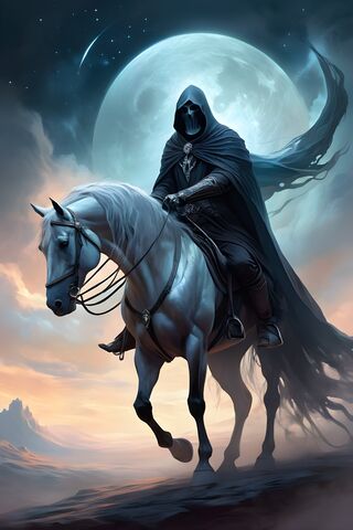 The Mysterious Rider 🌙🐎