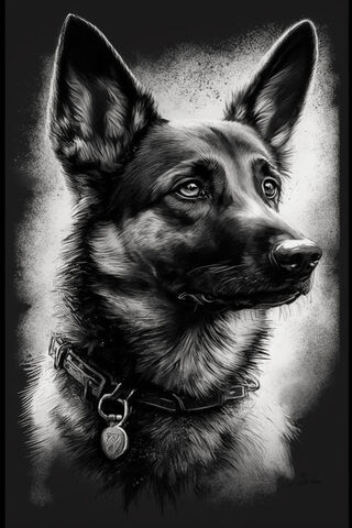 Majestic Canine Portrait 🐾✨