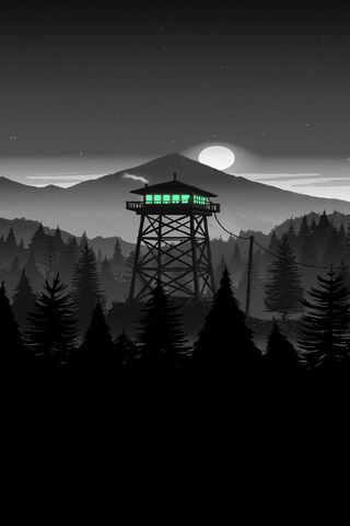 Night Watchtower 🌲🌙