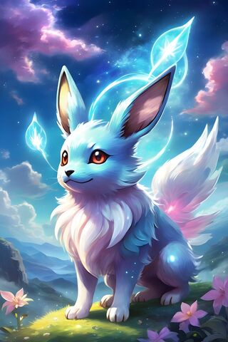 Enchanted Blue Fox Spirit 🌌✨