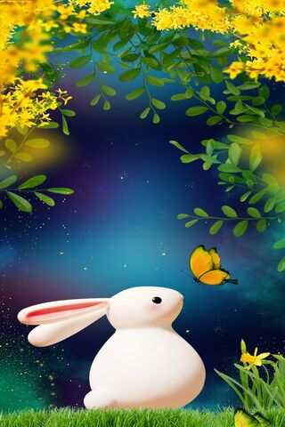Whimsical Bunny and But..