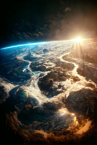 Dawn Over Earth 🌍✨