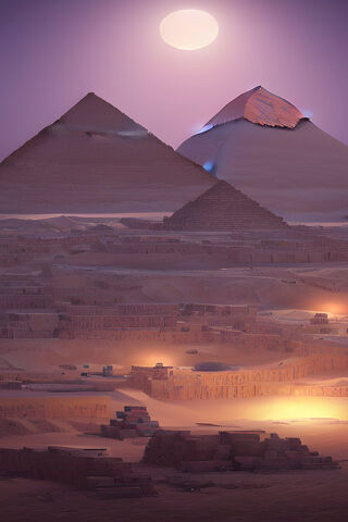 Mystical Pyramids at Du..