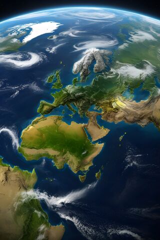 Stunning View of Earth ..