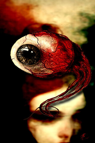 Surreal Eye Creature 👁️🩸