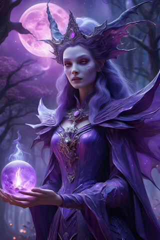 Evil Purple Witch