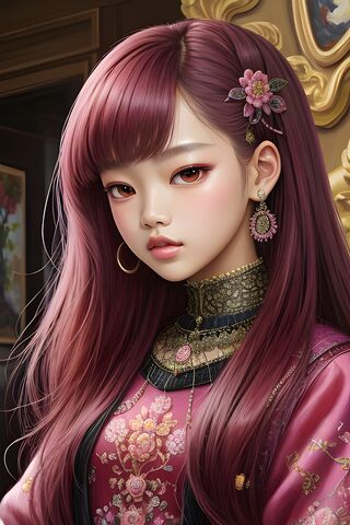 Elegant Beauty in Traditional Attire 🌸✨