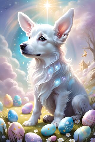 Enchanted Easter Pup
