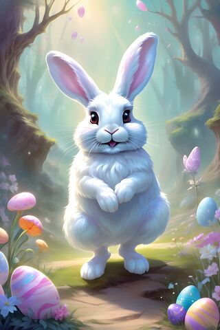 Enchanted Easter Bunny ..