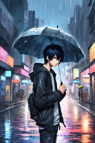 Melancholy in the Rain:..