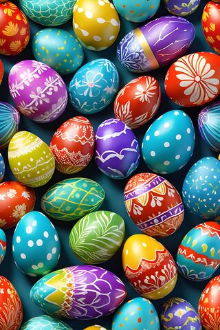 Colorful Easter Eggs Ga..