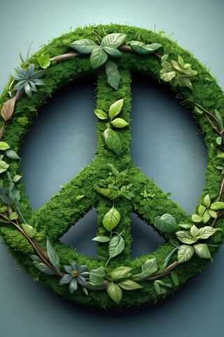 Nature's Embrace: A Symbol of Eco Harmony 🌿✌️