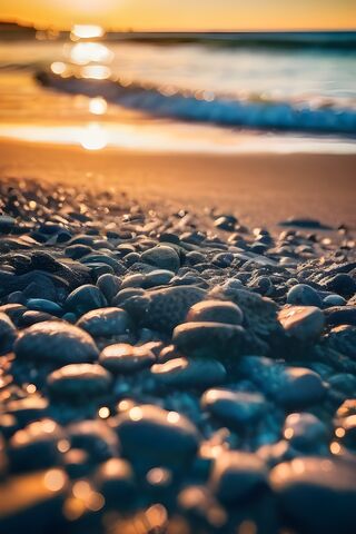 Sunset Serenity on the Shore 🌅✨