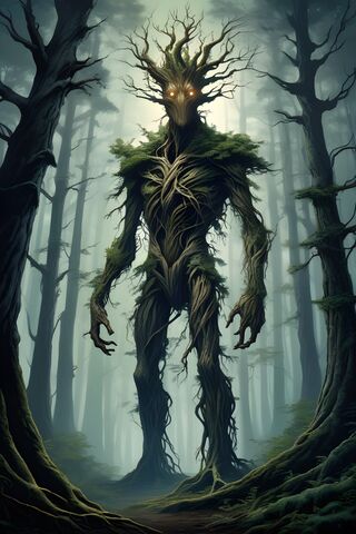 Enigmatic Forest Guardian 🌲✨