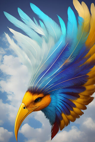 Majestic Feathered Fant..