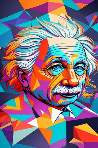 Vibrant Einstein 🎨✨
