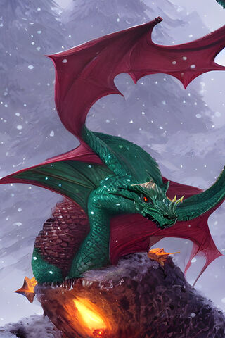 Majestic Frost Dragon 🐉❄️