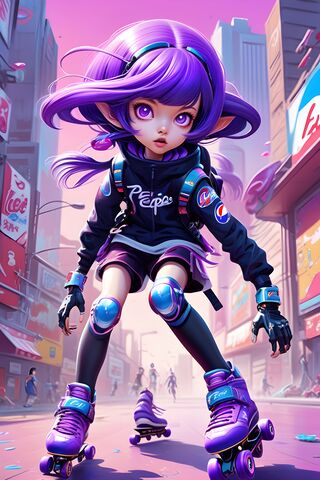 Fairy Girl Skating