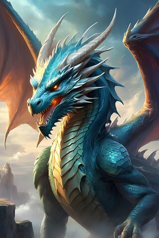 Majestic Dragon of the Skies 🐉✨