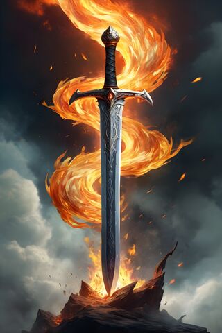 Fantasy Fire Sword