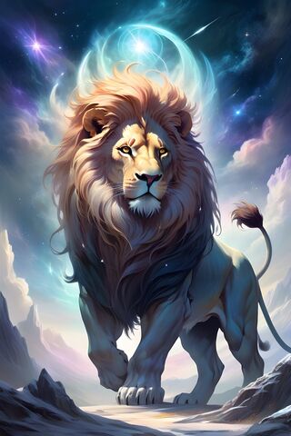 Majestic Guardian of the Cosmos 🌌🦁