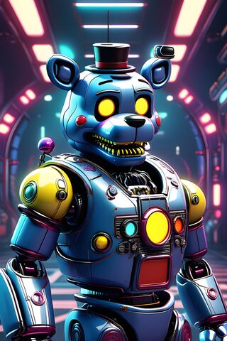Futuristic Bear Robot 🤖🐻