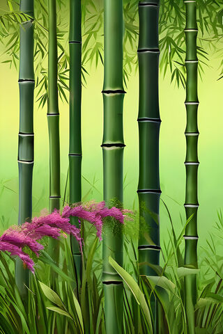 Tranquil Bamboo Grove �..