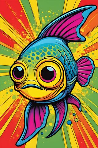 Vibrant Cartoon Fish 🎨🐟