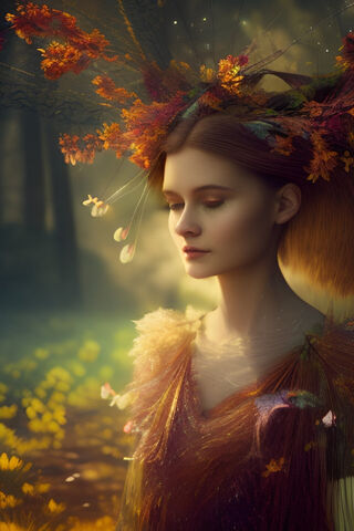Flower Woman 021