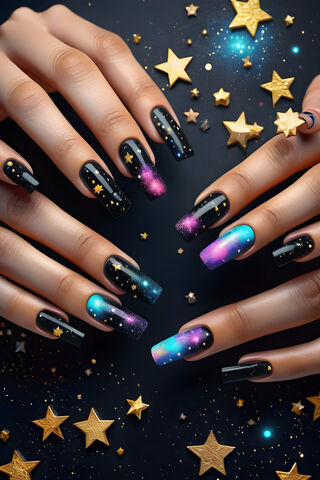 Futuristic Nail Designs
