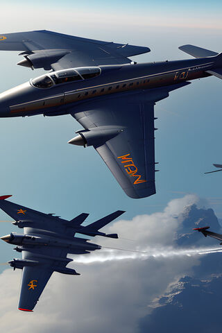 Sky Warriors: The Power of Fighter Jets' ✈️💥