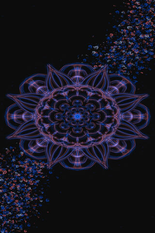 Mystical Mandala Glow ✨