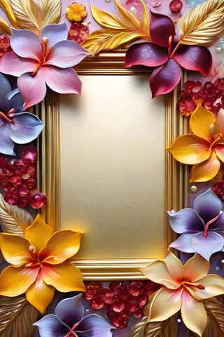 Floral Frame