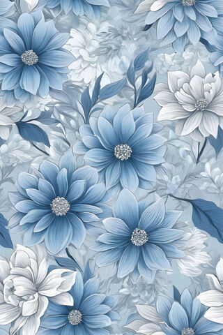 Floral Blue