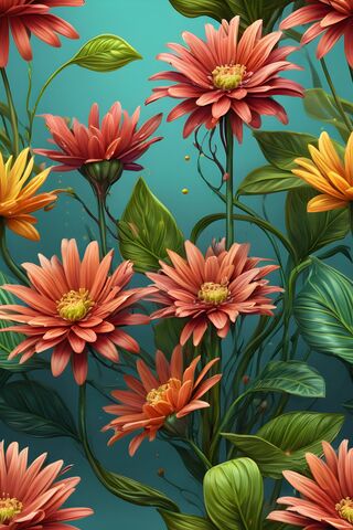 Flower Background Pattern