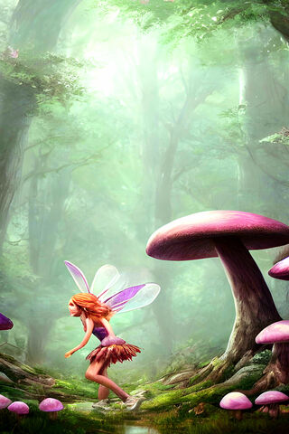 Enchanted Fairy in a Magical Forest 🌳🧚‍♀️